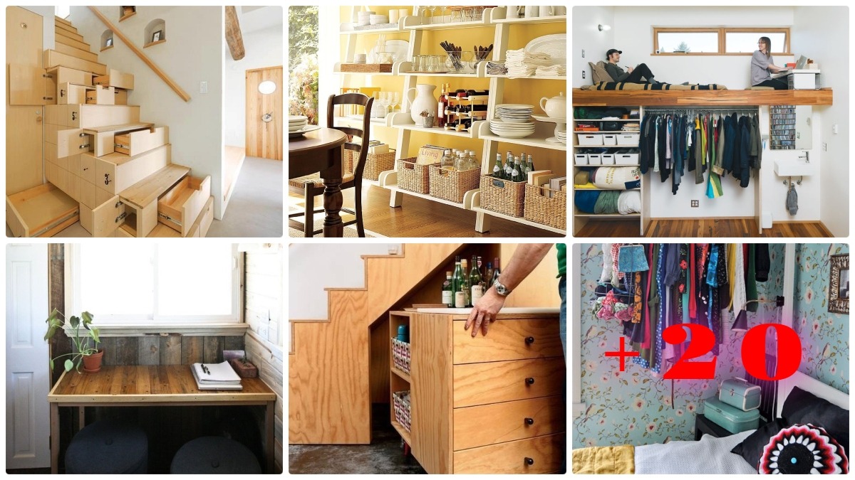 Ideas para optimizar y ahorrar espacios en ambientes pequeños para la ...